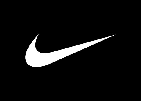 Nike black with white swoosh